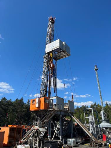 Image Bohranlage, die zum Einsatz kommt.
