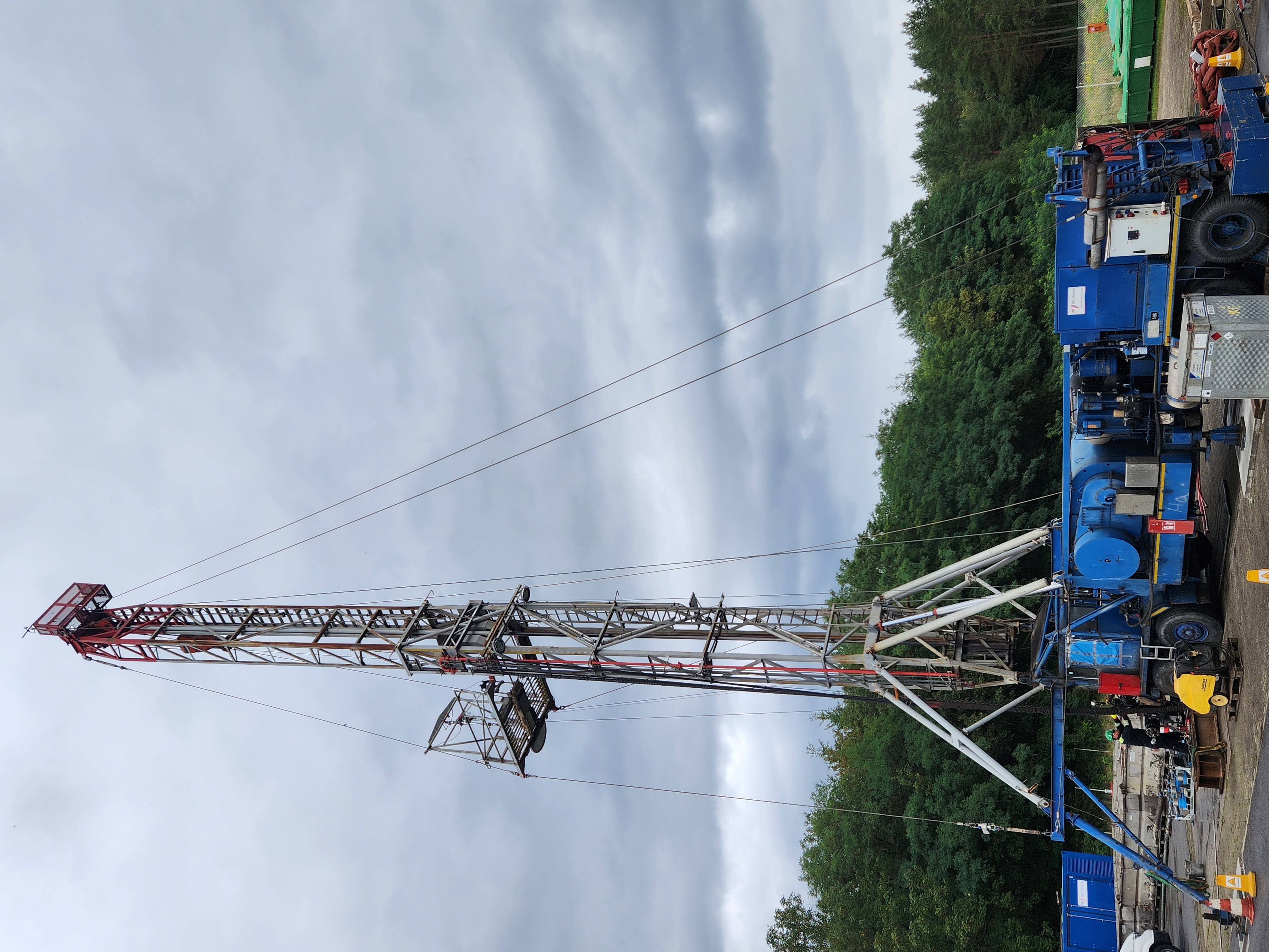 Image Bohranlage, die zum Einsatz kommt.
