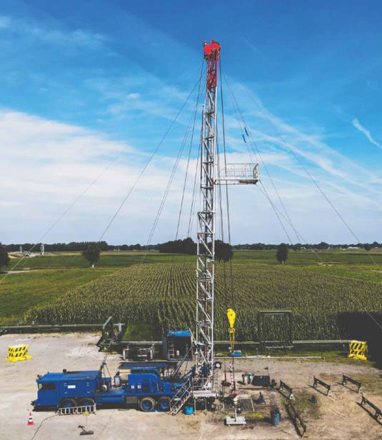 Image Bohranlage, die zum Einsatz kommt.