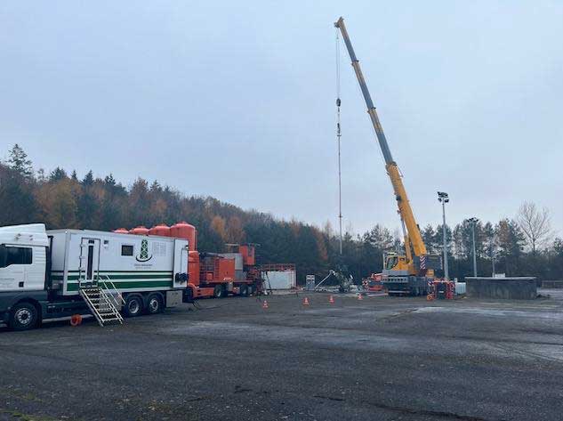 Image Technisches Equipment auf der Erdgasbohrung Idsingen Z3