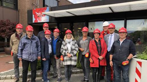 Image Foto— Vertreter der Gemeinde Großenkneten zu Gast in der Erdgasaufbereitungsanlage Großenkneten
