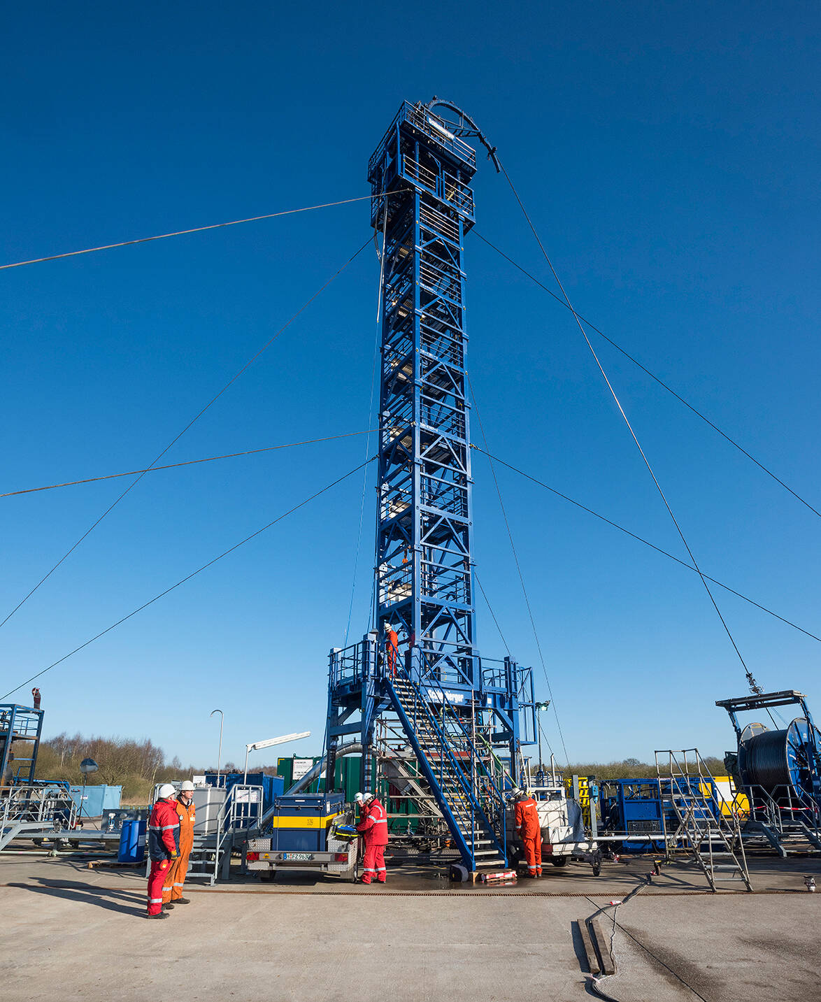 Image Bohranlage, die zum Einsatz kommt