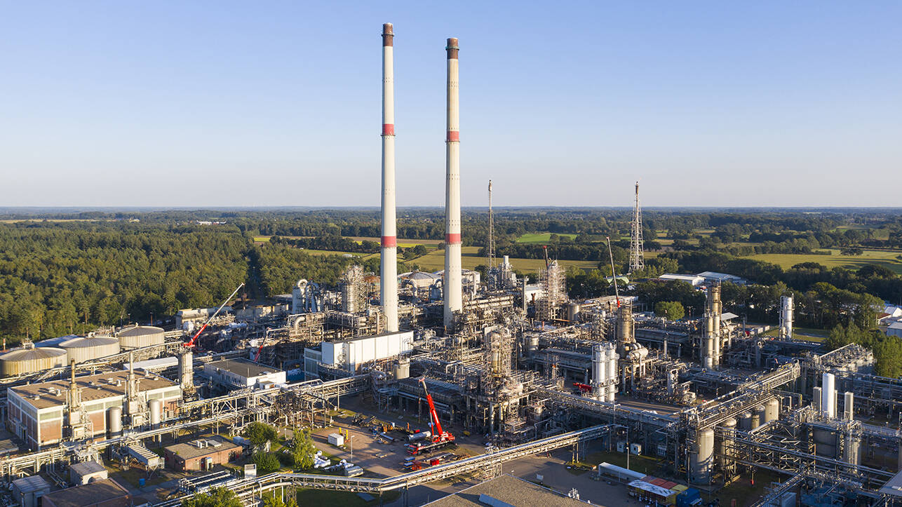 Image Bild: Die Erdgasaufbereitungsanlage Großenkneten während der großen Inspektion